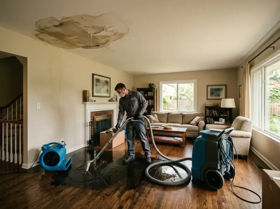 attic-pipe-burst-ceiling-drip-008 — frequently asked questions, Water Damage Restoration & Carpet Care in Colonia, NJ